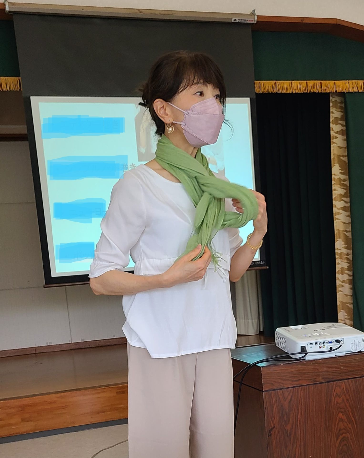 ストール講座in公民館　その２