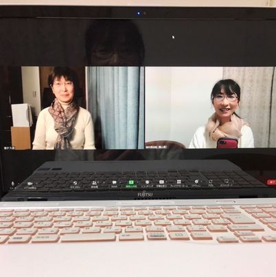オンライン「ストール講座」開催しました！