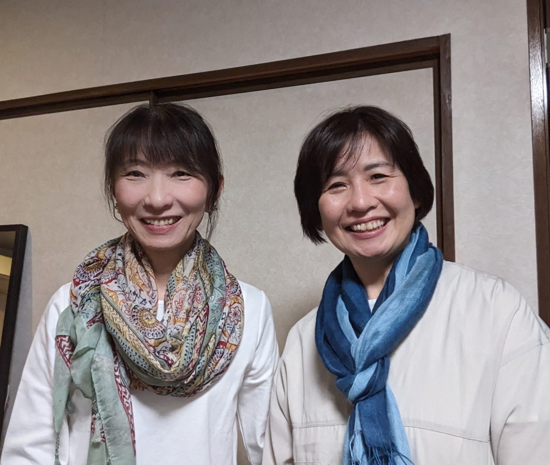 ストール講座「ストールって巻き方だけじゃなく、奥深いなって思いました」