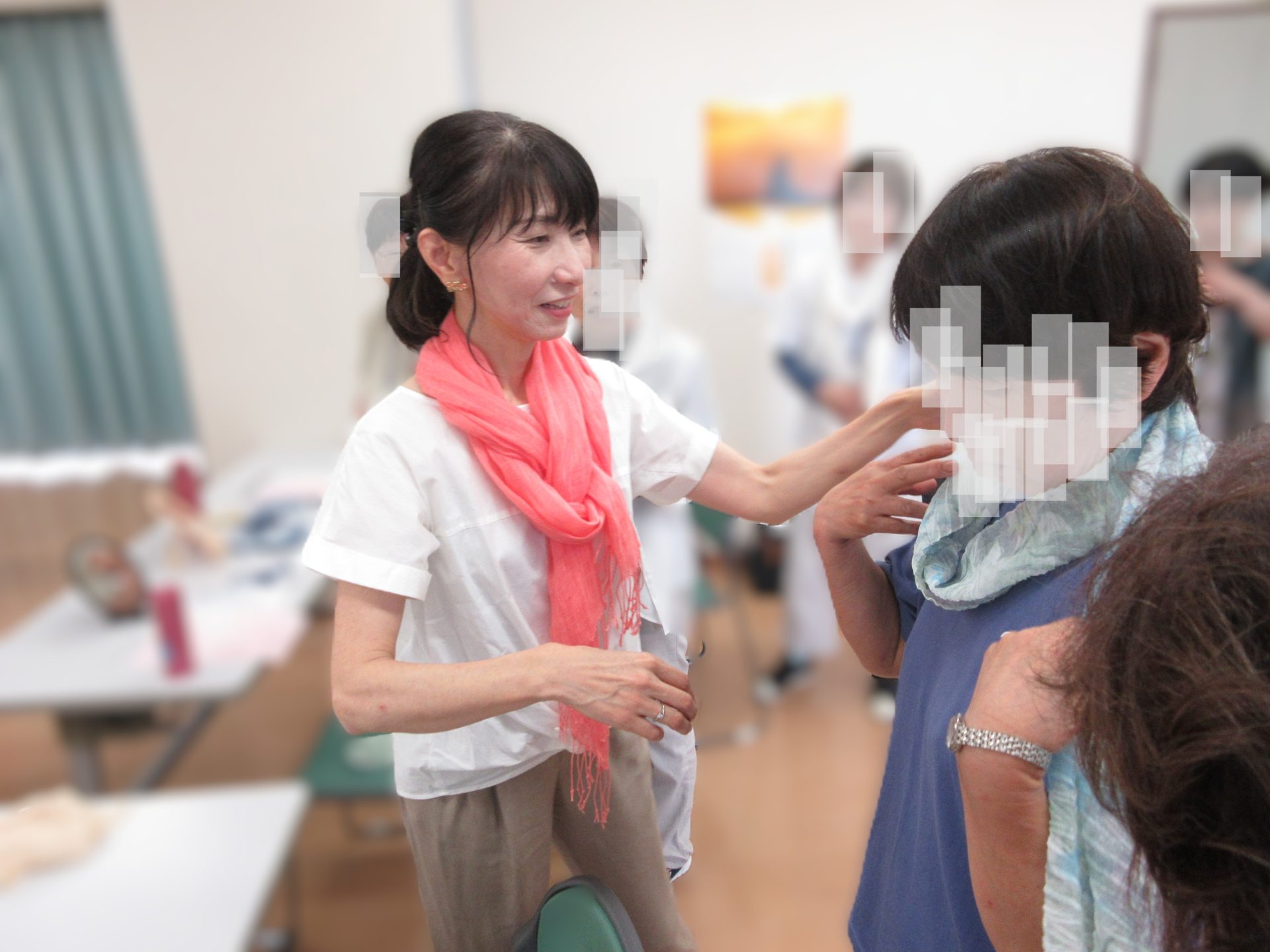 富山市シルバー人材センター様ストール講座